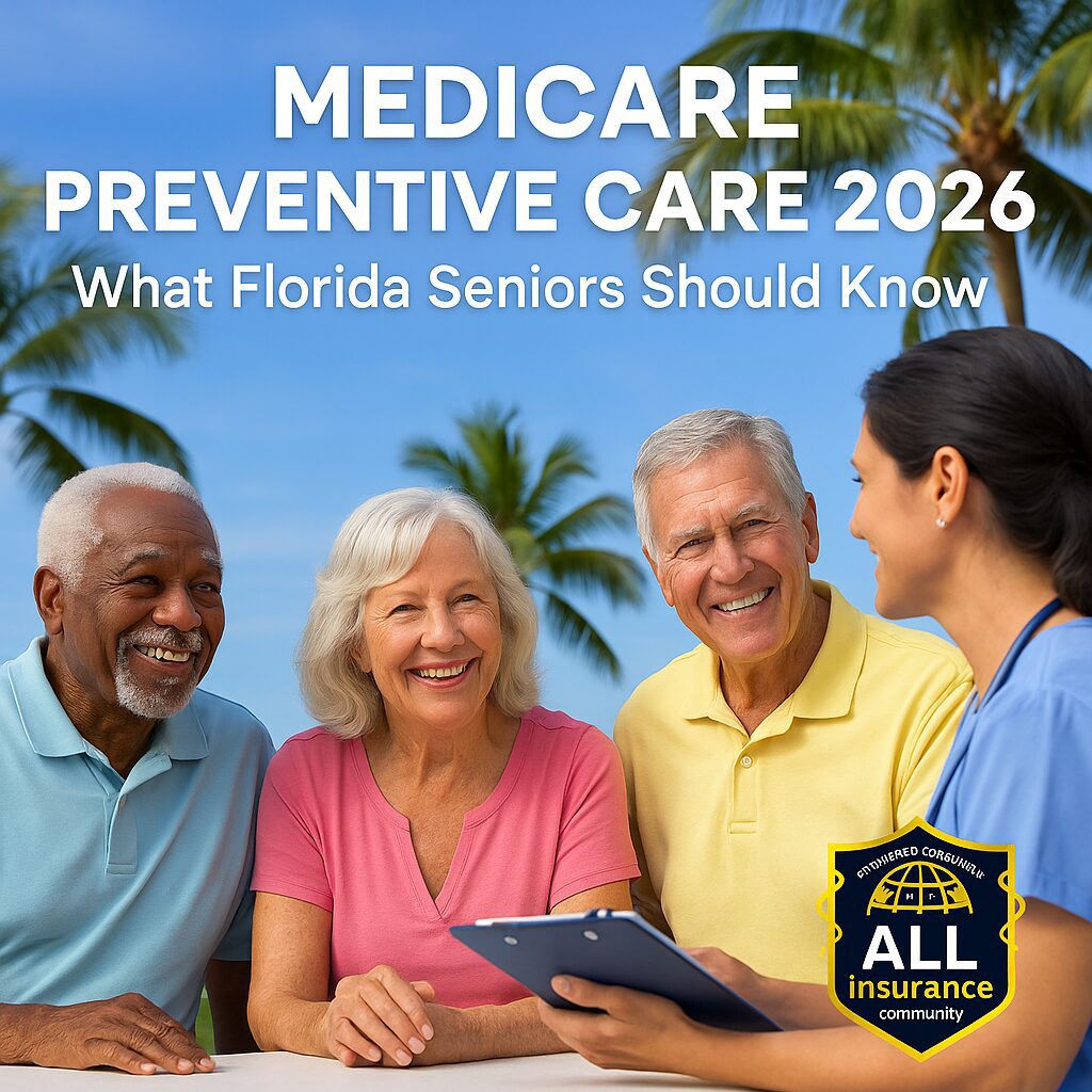 Florida seniors learning about preventive care benefits under Medicare in 2026.