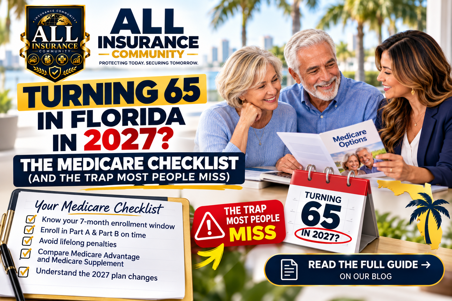 Turning 65 in Florida in 2027 Medicare checklist and enrollment guide