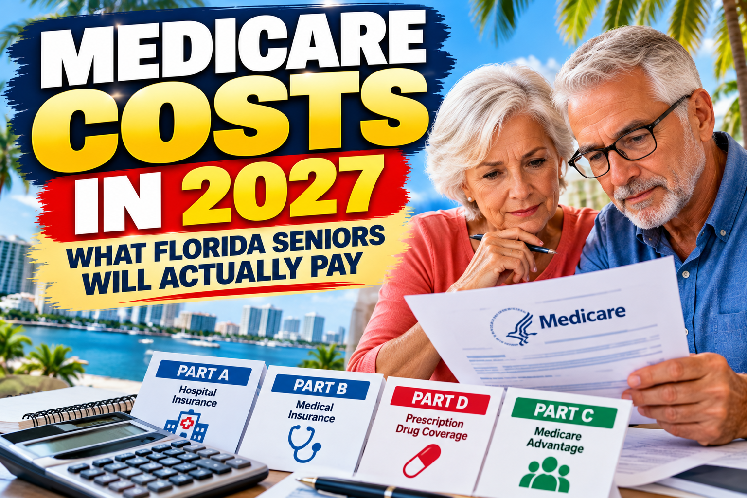 Florida senior reviewing 2027 Medicare costs and premiums