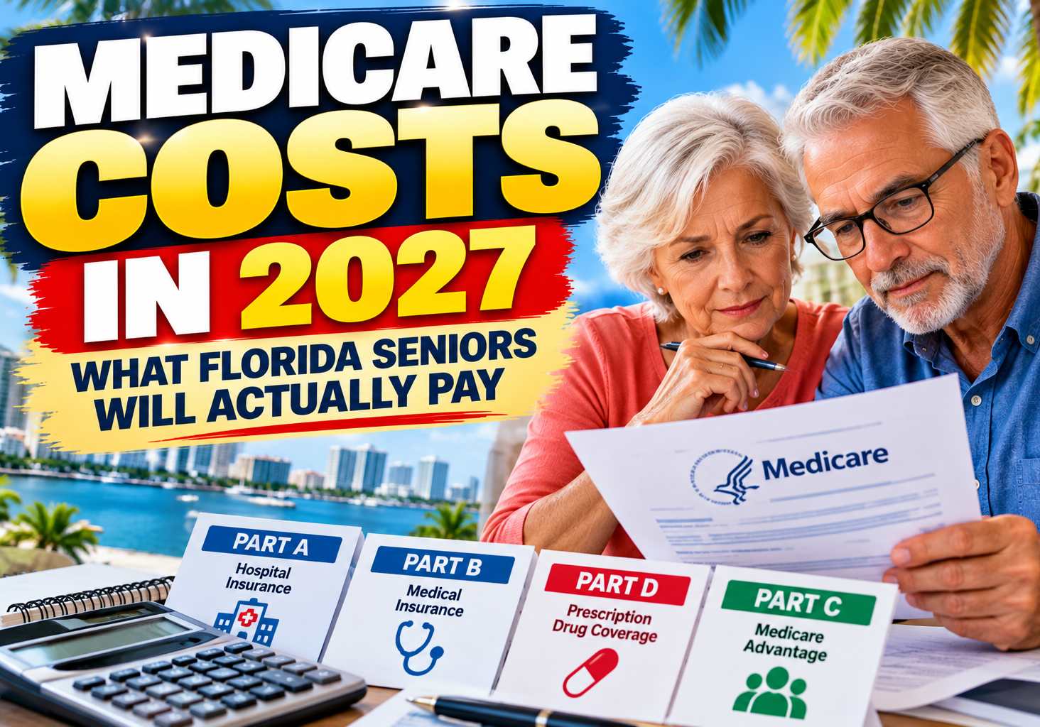 Florida senior reviewing 2027 Medicare costs and premiums