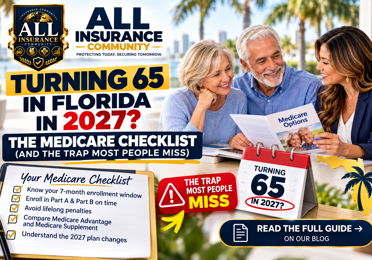 Turning 65 in Florida in 2027 Medicare checklist and enrollment guide